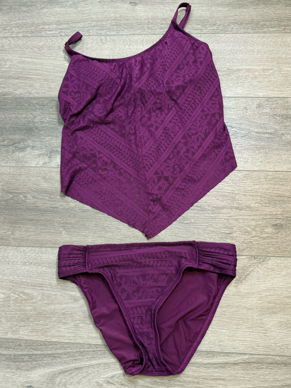 Bleu Rod Beattie purple bikini size 8/6